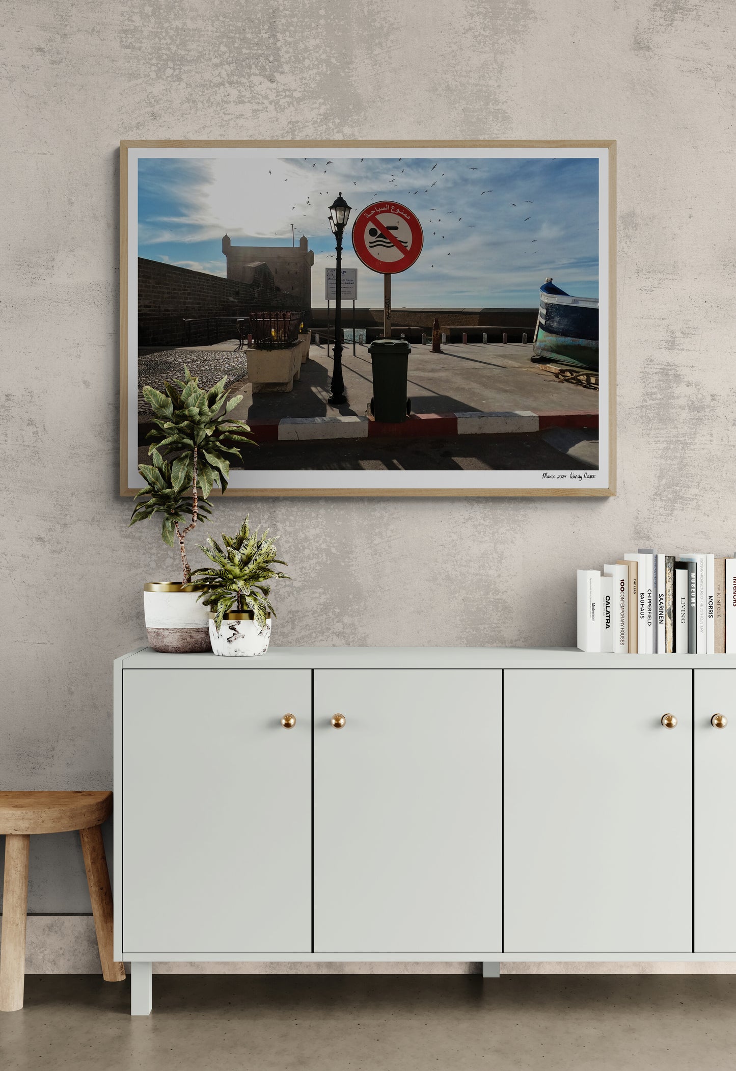 No Swimming |  Framed & Mounted Print