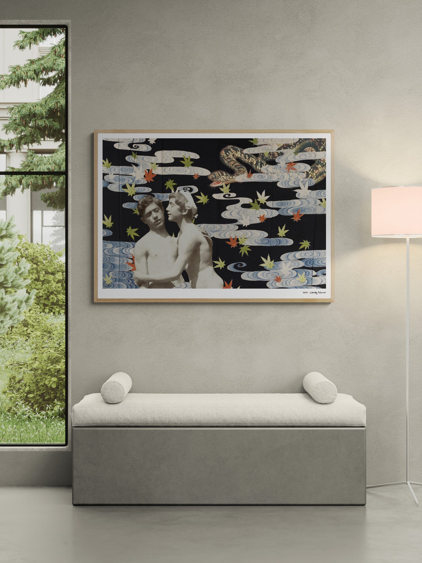 Whispering | Framed & Mounted Print