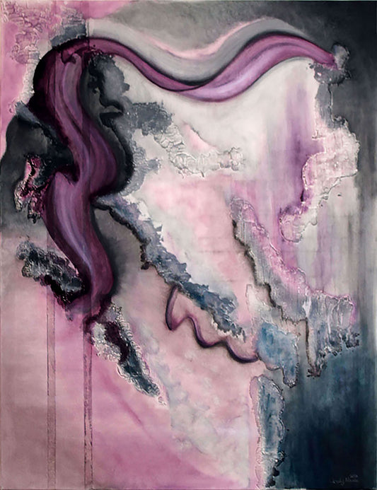 The Purple Man | Original Oil Painting.
