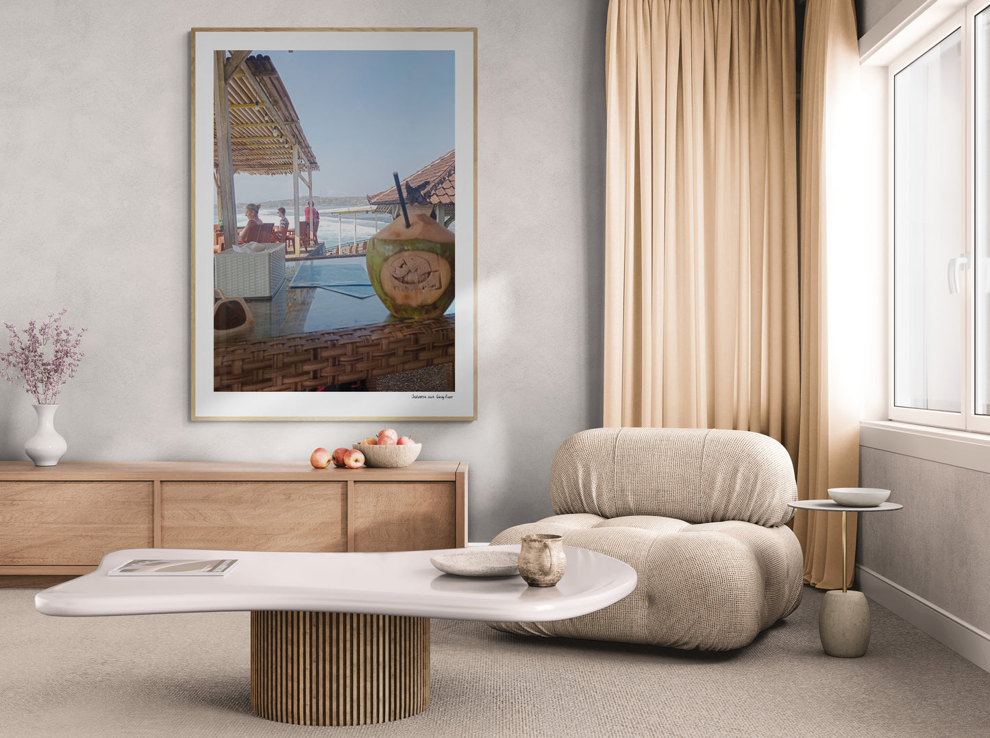 Coconut |  Framed & Mounted Print