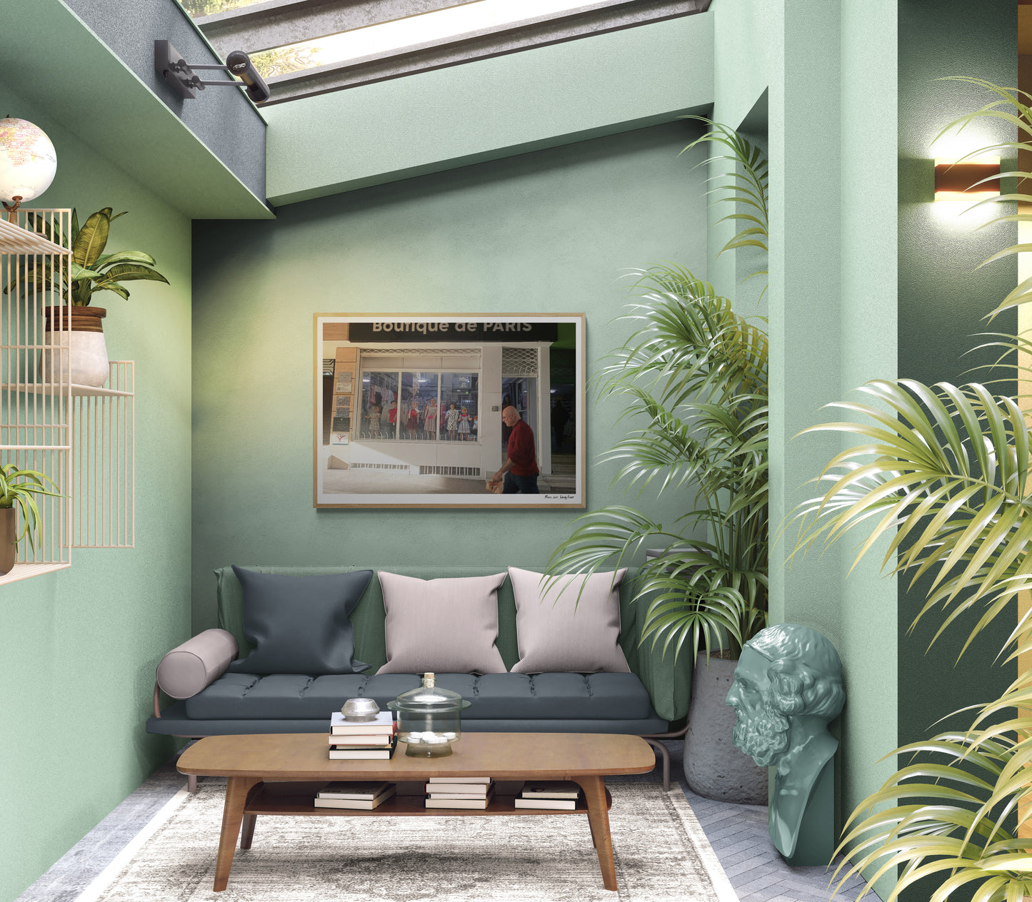 Boutique Paris | Framed & Mounted Print