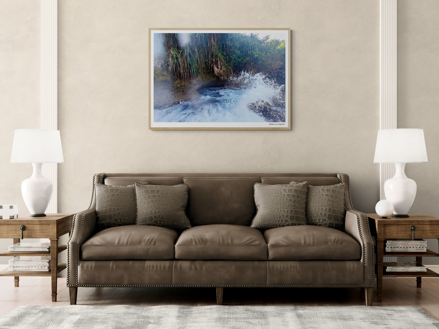 Wild sea cave | Framed & Mounted Print