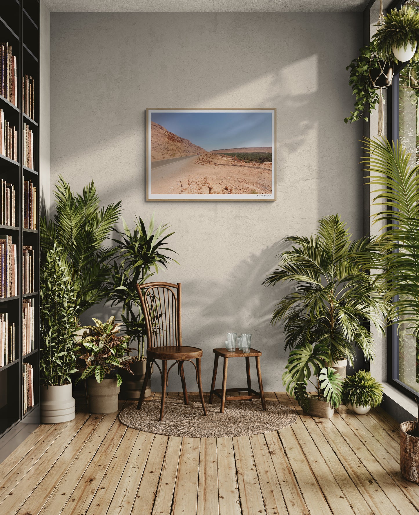 Desert road | Framed & Mounted Print