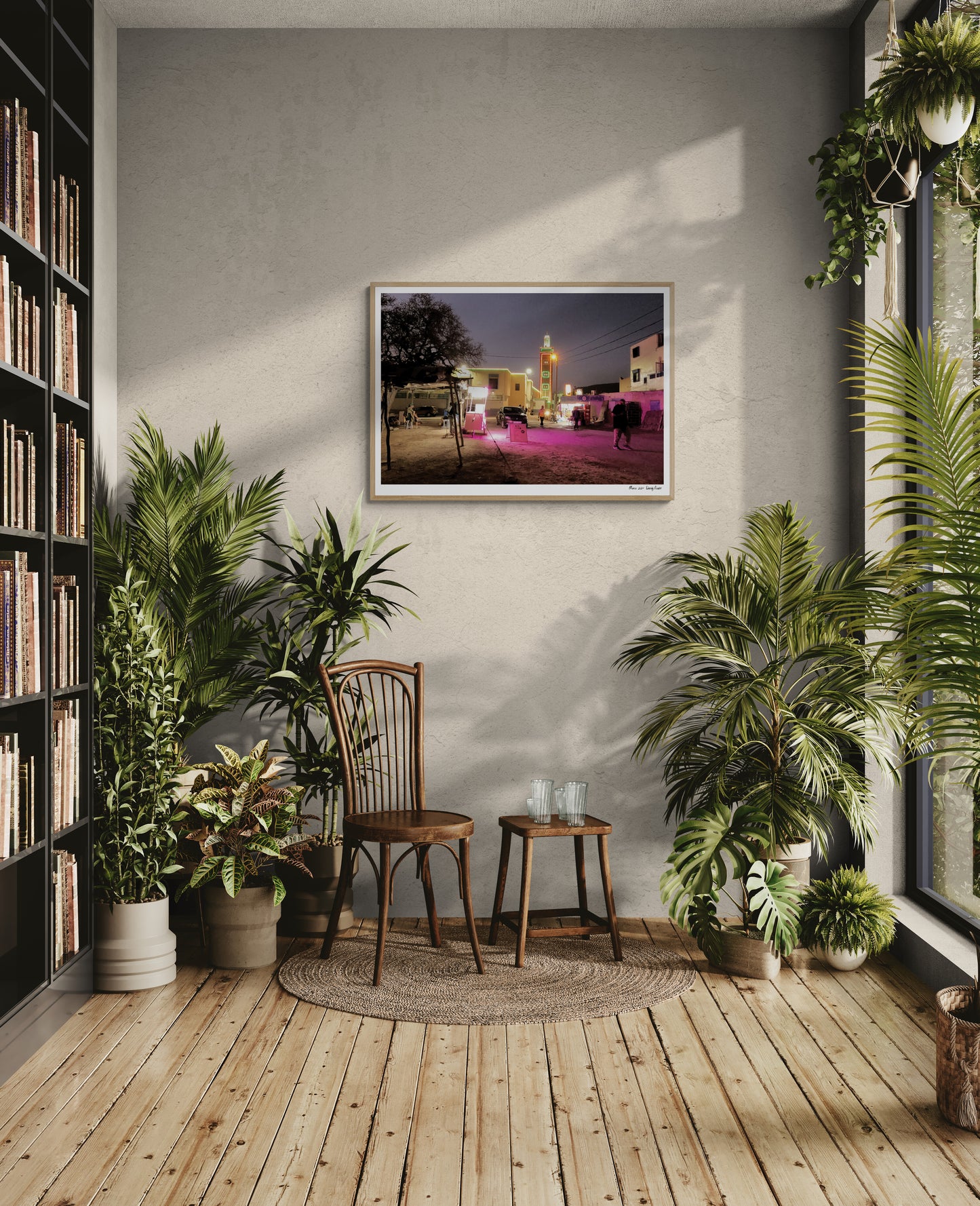 Mosque by night |  Framed & Mounted Print